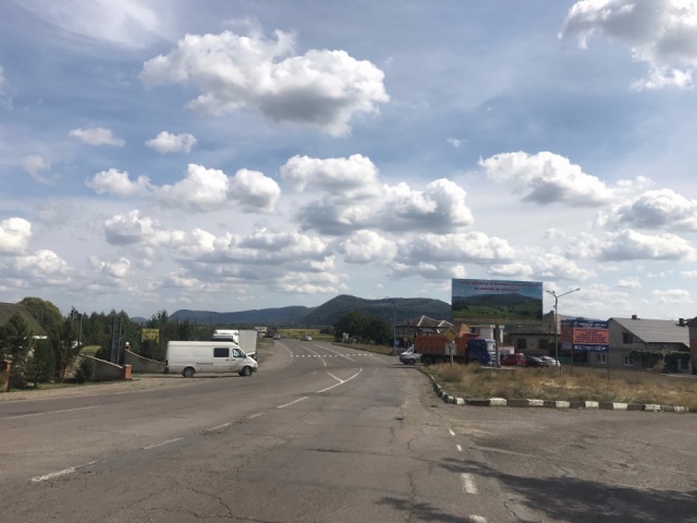 Щит 6x3, с.Велика Копаня, пост ПОЛІЦІЇ, перевал, в сторону м. Хуст, траса Мукачево - Івано-Франківськ Щит 6x3, с.Велика Копаня, пост ПОЛІЦІЇ, перевал, в сторону м. Хуст, траса Мукачево - Івано-Франківськ