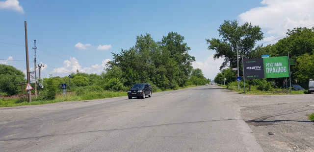 Щит 6x3,  с.Бедевля, вул.Волошина  в сторону  м. Рахів ,перехрестя ( на смт. Дубове )