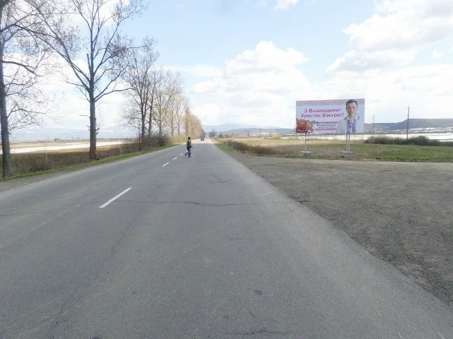Щит 6x3,  с.Заріччя, вул, Головна, траса Мукачево-Івано-Франківськ, в сторону м.Хуст