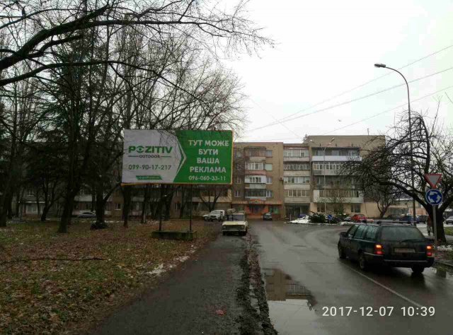 Щит 6x3,  м. Ужгород вул.Заньковецької - Сечені, в сторону вул.Грушевського