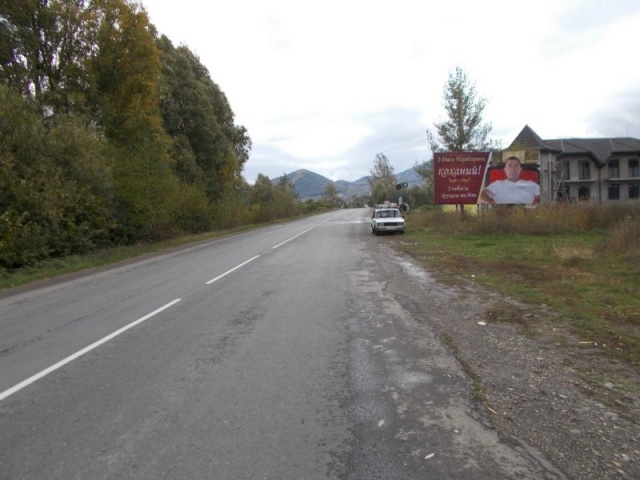 Щит 6x3,  В'їзд в с.Велятино зі сторони м. Хуст