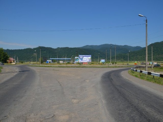 Щит 6x3,  Траса Мукачево-Рогатин. Круг с. Іза зі сторони м. Тячів