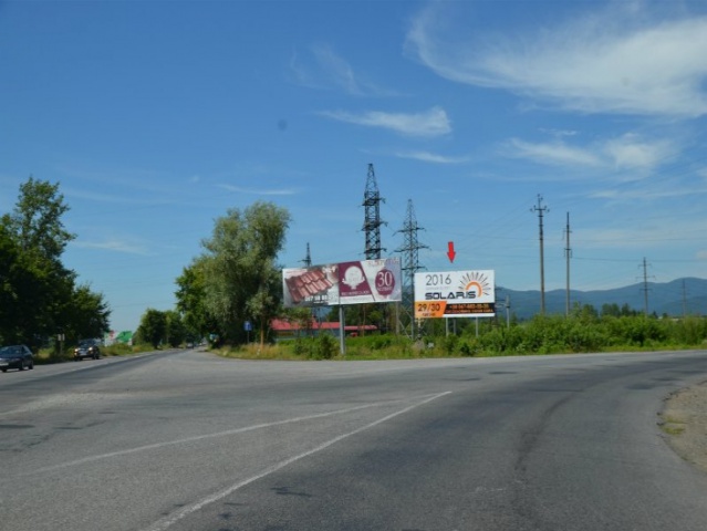 Щит 6x3,  м.Хуст,вул.Івана Франка, АЗС ОККО, вїзд в міста, в сторону м.Мукачево