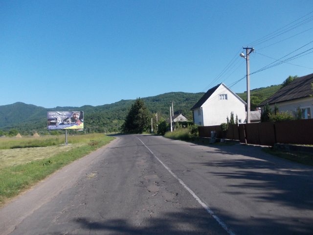 Щит 6x3,  смт.Великий Бичків виїзд з селища зі сторони м.Ужгород в сторону м.Рахів траса Мукачево-Рогатин