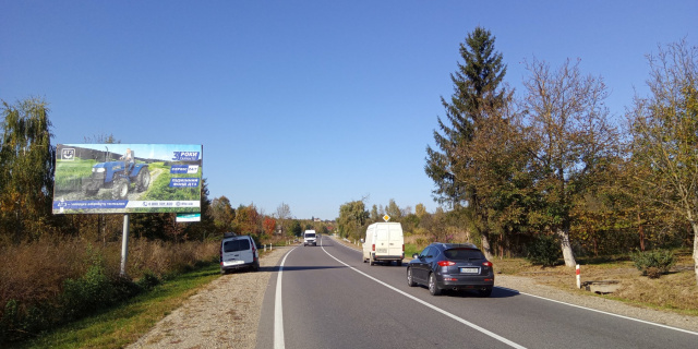 Щит 6x3,  с.Лалово, вул.Головна, в'їзд, в сторону м.Мукачево траса Івано-Франківськ -Мукачево
