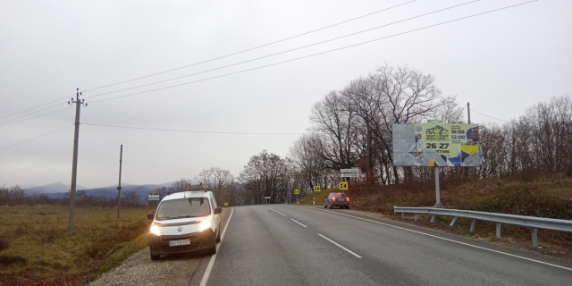 Щит 6x3,  с.Велика Копаня, вул.Миру , в сторону м. Хуст, Мукачево