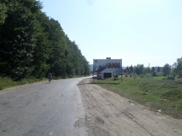 Щит 6x3,  смт.Дубове виїзд в сторону м.Тячів, вул.Головна