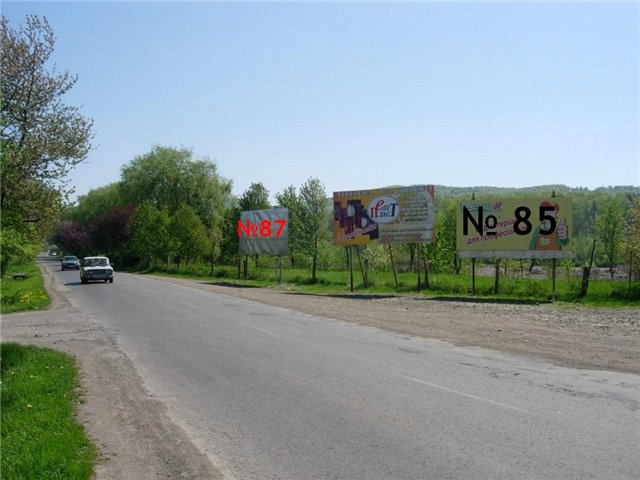 Щит 6x3,  с.Нересниця,вул.Головна, в сторону смт.Дубове