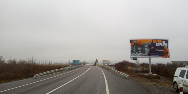 Щит 6x3,  Виїзд з с. Вільхівка в сторону с. Сільце