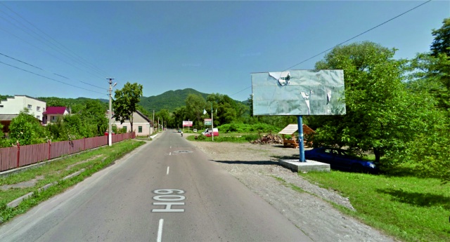 Щит 6x3,  с.Луг, центр , в сторону м.Рахів, Ів.Франківськ