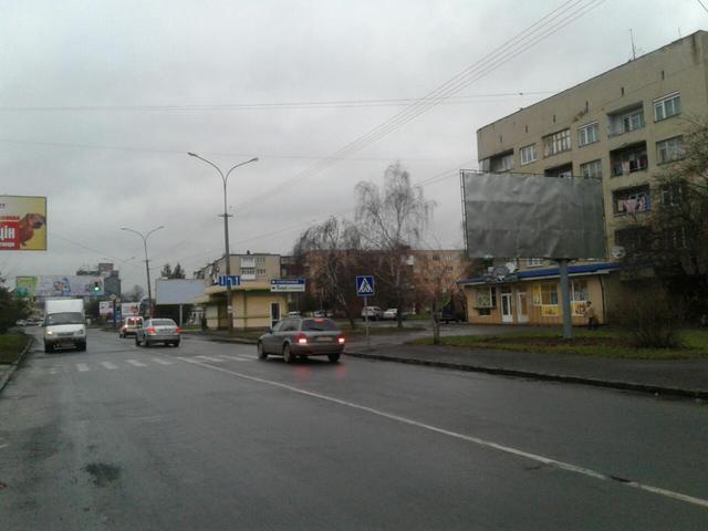 Щит 6x3,  м. Ужгород вул.Грушевського - Заньковецької (в сторону Капушанськоїї)