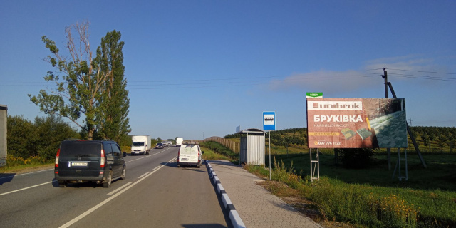 Щит 6x3,  с.Доробратово, вул.Головна, траса Івано-Франківськ- Мукачево