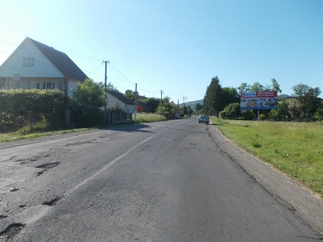 Щит 6x3,  смт.Великий Бичків вїзд в селище зі сторони м.Рахів в сторону м.Ужгород траса Рогатин-Мукачево