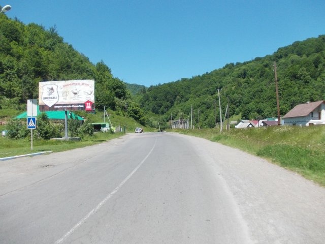 Щит 6x3,  Рахів виїзд з міста в сторону м.Ів.Франківськ