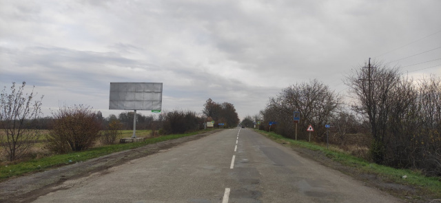 Щит 6x3,  межа районів, виїзд в сторону