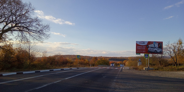 Щит 6x3,  Зупинка Зубівка в сторону с. Лалово