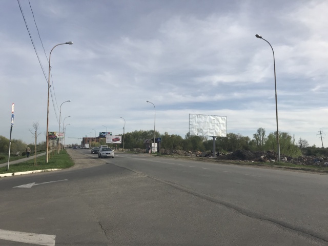 Щит 6x3,  м. Ужгород вул.Бабяка, навтроти "Нової Лінії" в сторону вул.Загорська
