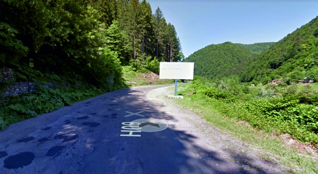 Щит 6x3,  с.Ділове,вул.Головна, в сторону м.Рахів,  (виїзд)