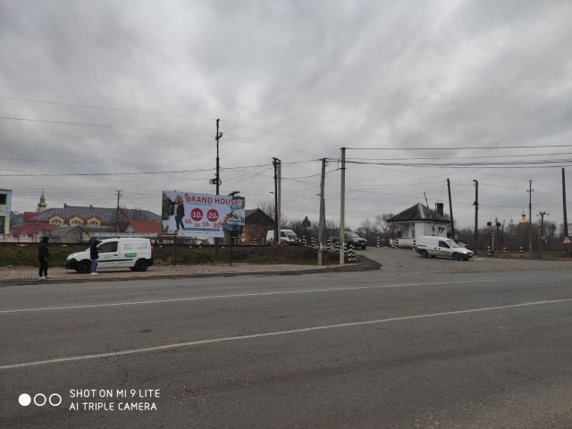 Щит 6x3,  с.Бедевля, вул.Волошина  в сторону  м. Рахів ,перехрестя ( на смт. Дубове )